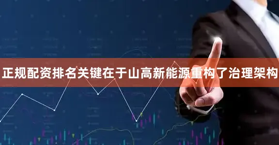 正规配资排名关键在于山高新能源重构了治理架构