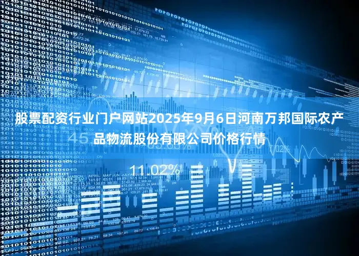 股票配资行业门户网站2025年9月6日河南万邦国际农产品物流股份有限公司价格行情