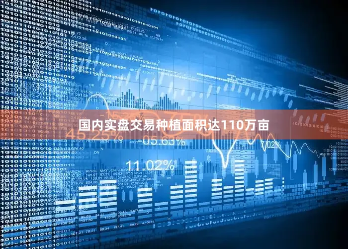 国内实盘交易种植面积达110万亩